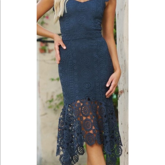 two sisters the label Dresses & Skirts - Two sisters the label Giselle dress in steel blue NWT